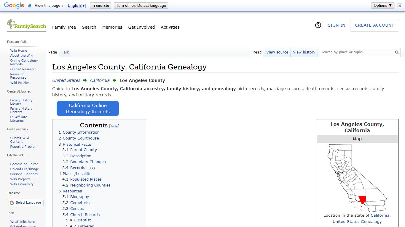 Los Angeles County, California Genealogy - FamilySearch Wiki